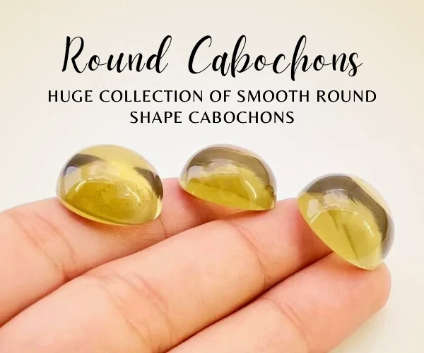 BUY NATURAL ROUND CABOCHONS ONLINE
